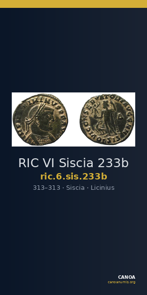RIC VI Siscia 233b — CANOA