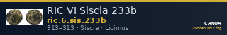 RIC VI Siscia 233b — CANOA