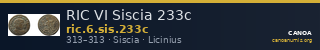 RIC VI Siscia 233c — CANOA