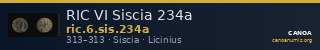 RIC VI Siscia 234a — CANOA
