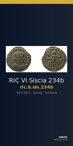 RIC VI Siscia 234b — CANOA