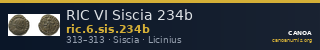 RIC VI Siscia 234b — CANOA