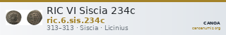 RIC VI Siscia 234c — CANOA