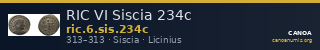 RIC VI Siscia 234c — CANOA