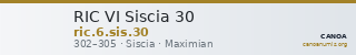 RIC VI Siscia 30 — CANOA