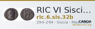 RIC VI Siscia 32b — CANOA