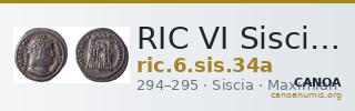 RIC VI Siscia 34a — CANOA