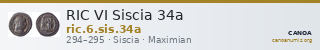RIC VI Siscia 34a — CANOA