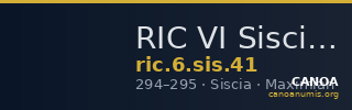 RIC VI Siscia 41 — CANOA