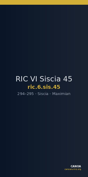 RIC VI Siscia 45 — CANOA