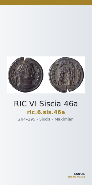 RIC VI Siscia 46a — CANOA