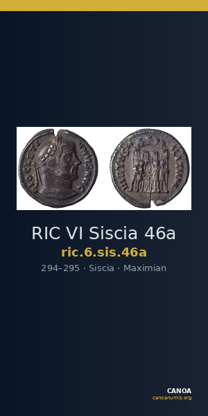 RIC VI Siscia 46a — CANOA