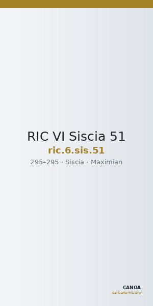 RIC VI Siscia 51 — CANOA