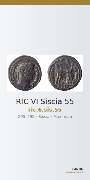 RIC VI Siscia 55 — CANOA