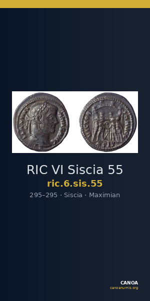 RIC VI Siscia 55 — CANOA