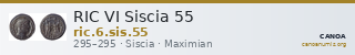 RIC VI Siscia 55 — CANOA
