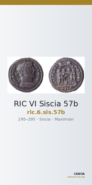 RIC VI Siscia 57b — CANOA