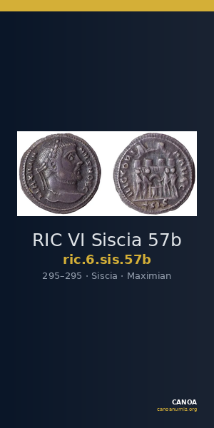 RIC VI Siscia 57b — CANOA