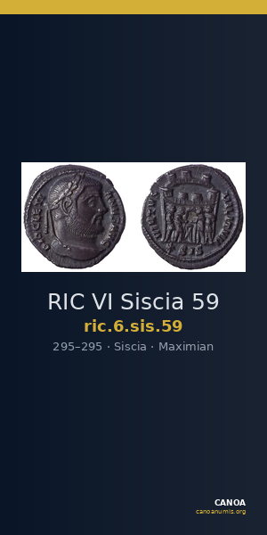 RIC VI Siscia 59 — CANOA