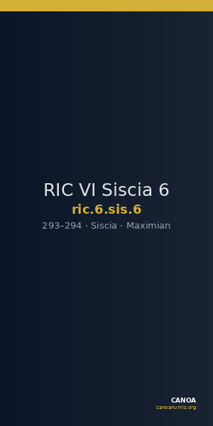 RIC VI Siscia 6 — CANOA
