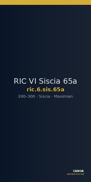RIC VI Siscia 65a — CANOA