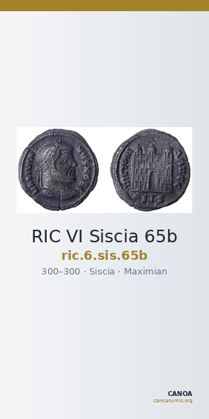 RIC VI Siscia 65b — CANOA