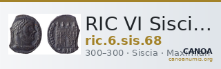 RIC VI Siscia 68 — CANOA