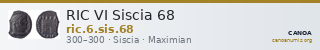RIC VI Siscia 68 — CANOA