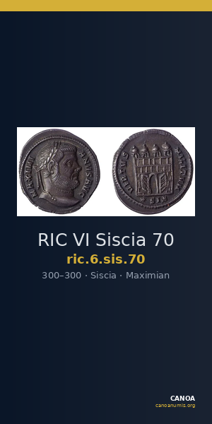 RIC VI Siscia 70 — CANOA