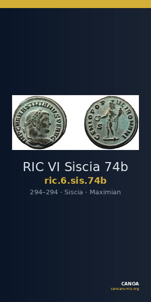 RIC VI Siscia 74b — CANOA