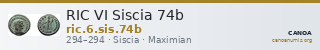 RIC VI Siscia 74b — CANOA