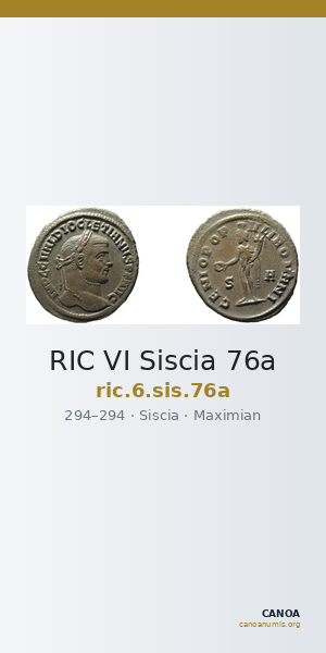 RIC VI Siscia 76a — CANOA