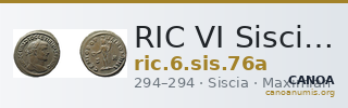 RIC VI Siscia 76a — CANOA