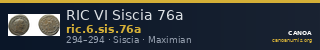 RIC VI Siscia 76a — CANOA