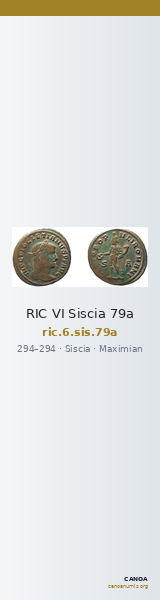 RIC VI Siscia 79a — CANOA