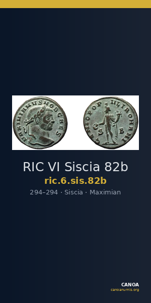 RIC VI Siscia 82b — CANOA