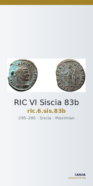 RIC VI Siscia 83b — CANOA