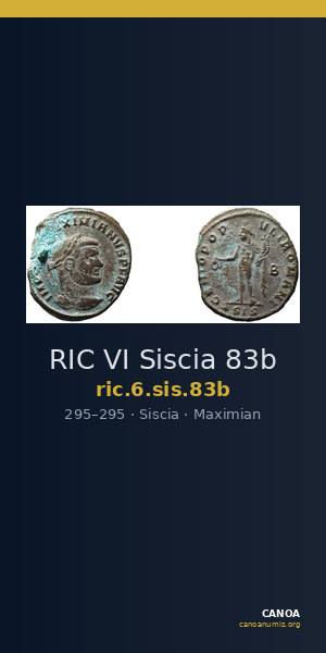 RIC VI Siscia 83b — CANOA
