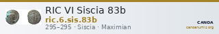 RIC VI Siscia 83b — CANOA