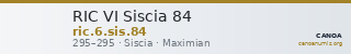 RIC VI Siscia 84 — CANOA