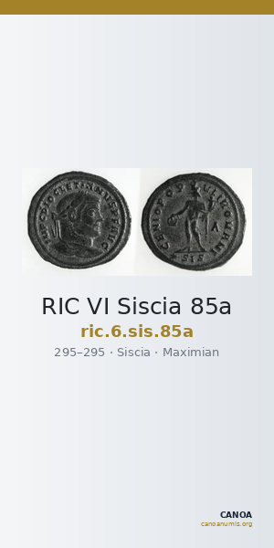 RIC VI Siscia 85a — CANOA