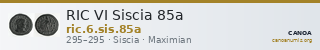 RIC VI Siscia 85a — CANOA