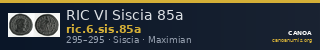 RIC VI Siscia 85a — CANOA