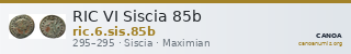 RIC VI Siscia 85b — CANOA