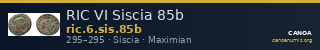 RIC VI Siscia 85b — CANOA