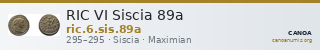RIC VI Siscia 89a — CANOA