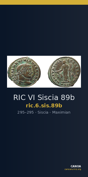 RIC VI Siscia 89b — CANOA
