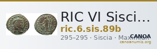 RIC VI Siscia 89b — CANOA