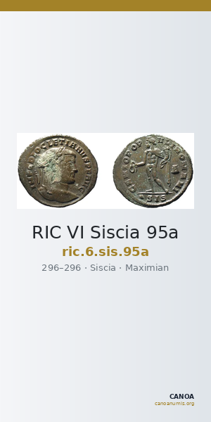 RIC VI Siscia 95a — CANOA