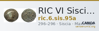 RIC VI Siscia 95a — CANOA